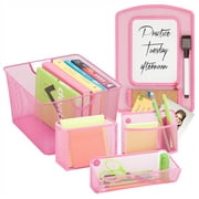 5-Pc Locker Organization Kit in Hot Pink