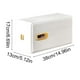 thumbnail image 3 of Conjunto de Cajas de Almacenamiento Colgantes para Armario de Plástico, Organizador de Ropa Interior y Calcetines de Múltiples Capas, Color Blanco, Paquete de 3, Compartimentos Ajustables, Diseño, 3 of 6