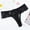 Black, variant on YWDJ Lace Underwear for Women Women Lace See-Through Breathable Thongs Briefs Panties Lingerie Underwear Gray XL