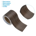thumbnail image 3 of Unique Bargains Ruban de Réparation Grain de Bois 2"X16 Pieds, Ruban de Réparation Texturé Réaliste Auto-Adhésif, Noyer, 3 of 7
