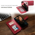 thumbnail image 2 of MesaSe Black PU Leather  13 Wallet Case 2 in 1 Wallet Protective Flip Cover with Detachable Magnetic Wallet  13 Pro, 2 of 6