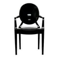 thumbnail image 2 of Modway Casper Fauteuil de Salle à Manger Empilable Moderne en Acrylique, Noir, 2 of 5