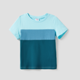 thumbnail image 2 of PatPat Family Matching Colorblock T-Shirt and Floral Button Up Strap Dress Sets, 2 of 5