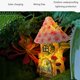 thumbnail image 5 of Luz Solar Del Jardín Lámpara Pastoral Landscape Light Tree House Yard Lamp para Patio Lawn Deco (A), 5 of 6