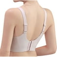 thumbnail image 5 of Plus Size Seamless No Underwire Womens Bras Push-up Backless Full Coverage Daily Tank bras Underwear for Women Pink S, 5 of 5
