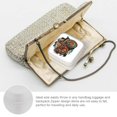 thumbnail image 3 of Autua Friendship Day Gifts Jewelry Box Travel Size Mini Jewelry Storage Case Organizer for Necklace Ring Earring Compact Zipper Jewelry Box Black 3XL White, 3 of 5