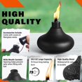 thumbnail image 3 of Pack de 8 Antorchas de Mesa de Metal FAN-Torches de 24.5 oz, 3 of 7