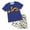 Blue, variant on Kids Clothes Boys Toddler Summer Truck Print Sleeveless Sports 0 3 6 12 18 24 Months Shirt Tops and Shorts Set Casual Outfit 2PCS