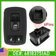 thumbnail image 2 of 68183751AD 8WINDOW SWITCH & BEZEL FRONT RIGHT PASSENGER For 2015-2021 CHALLENGER, 2 of 12