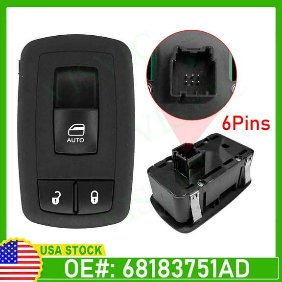 Power Window Control Switch Front Right Passenger for 2015-2022 Dodge Challenger