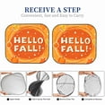 thumbnail image 6 of Fotbe Hello Fall 1 2-Piece Car Windshield Sun Shade | Sun Blocker for Car Windshield | Foldable Automotive Interior Accessories for Sun Protection-Small, 6 of 7