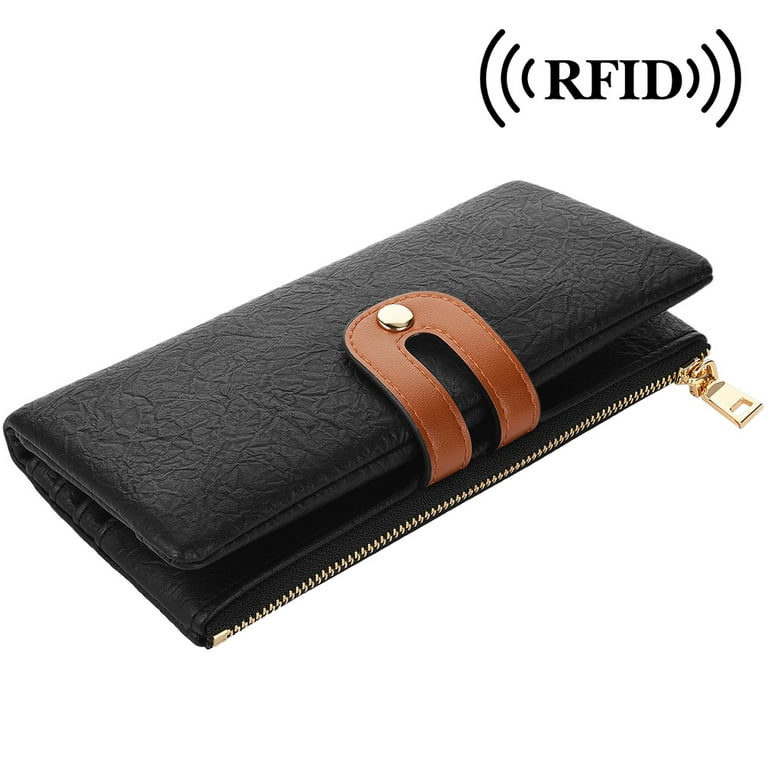 Large Capacity Women Lady Long Leather Wallet ID Card Cash Phone
