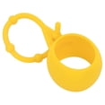 thumbnail image 1 of Soporte para pelota de golf de silicona, cubierta protectora suave, resistente a caídas, llavero de cintura, soporte para mochila, color amarillo, 1 of 10