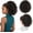 MB/33#, variant on Afro Kinky Curly Drawstring Ponytail for Black Women, 10 Inch Short Updo Ponytail Extension with 4 Invisible Combs,  Look for Daily Outfits (4#  Brown)