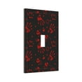 thumbnail image 2 of ZICANCN Outlet Covers Wall Plate, Red Horror Hand Print Light Switch Cover Decorative, Duplex Toggle Combo 1-Gang, 2 of 9