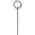 thumbnail image 2 of Sterling Silver Silver/Rhodium-Plated Satin Number 53 Charm (19 X 14) Made In United States qps53, 2 of 5