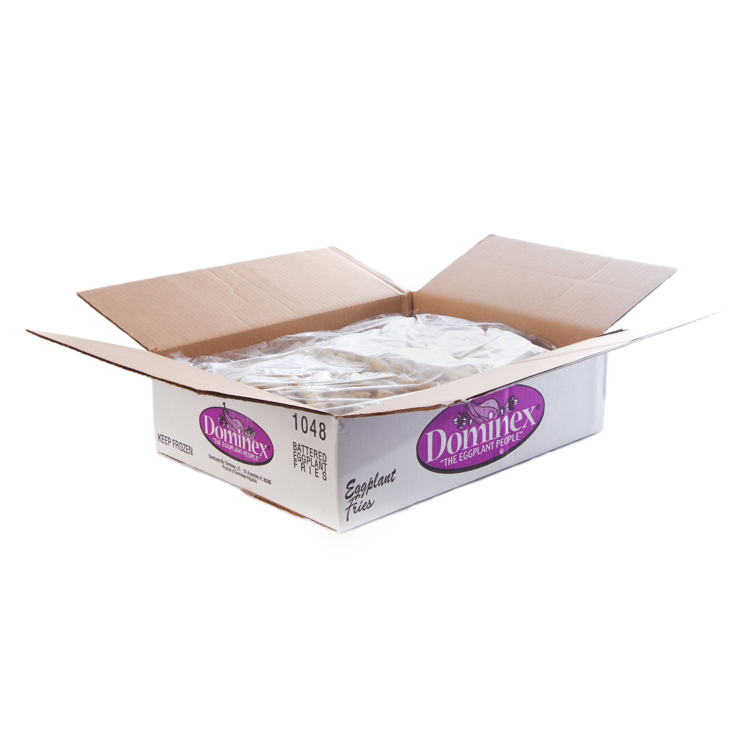 Dominex Battered Eggplant Fry, 5 Pound - 2 per case.