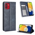 thumbnail image 2 of Compatible with Samsung Galaxy A03 Case Magnetic Closure Vintage Pattern PU Leather Wallet Cover with Card Slots-Blue, 2 of 5