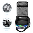 thumbnail image 4 of Geometry Dash Lunch Bag Insulated Lunch Box Meal Cooler Bag Reusable Thermal Lunch Tote Bag For School Work Travel Picnic, 4 of 8