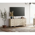 thumbnail image 2 of WAMPAT Modern TV Stand for 75 Inch TV, Dresser with 5 Drawers and 2 Doors, Wood Nightstands with Charging Station for Living Room Wood TV Console Table for 70 65 80 inch TV for Bedroom, Beige, 2 of 8
