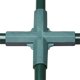 thumbnail image 3 of 10 conectores cruzados de PVC de 4 vías y 16 mm para construcción de marcos de invernadero de alta resistencia, 3 of 3