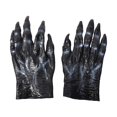 thumbnail image 3 of Guantes de disfraz Accesorio de disfraz Carnaval Adulto Patas aterradoras con Manos de Estilo B Yuyangstore Guantes de hombre lobo, 3 of 8