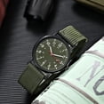 thumbnail image 3 of Resicozy Mens Watch Men’s Quartz Watch Mesh Watch Band with Date Window for Business Work Sport Casual Elegant Gifts Army Green, 3 of 5