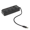 thumbnail image 4 of Minkissy usb hub for desktop USB Hub Black 4-Port Use 1Pack, 4 of 5