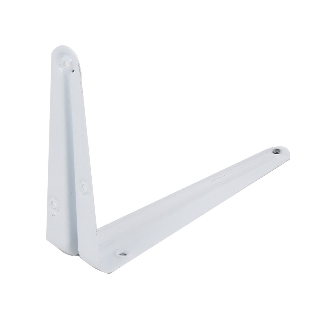 Bookcase Wall Mounted Support Shelf Rack Bracket Brace White 8" Length