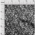 thumbnail image 2 of oneOone Viscose Jersey Dark Gray Fabric Floral Fabric For Sewing Printed Craft Fabric By The Yard 60 Inch Wide, 2 of 4