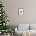 thumbnail image 3 of Stupell Industries Elk Snow Covered Forest Holiday Painting White Framed Art Print Wall Art, 3 of 5