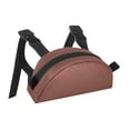 thumbnail image 2 of Bolsa para sillín de caballo, paquete de 2, tela Oxford, con bolsillo con cremallera y pomo ajustable Marrón, 2 of 9