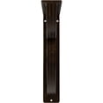 thumbnail image 3 of Ekena Millwork 2"W x 7 1/2"D x 10"H Versailles Wrought Iron Bracket, (Triple center brace), Antiqued Bronze, 3 of 7