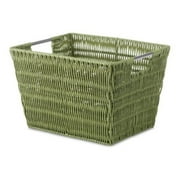 Whitmor Rattique Small Storage Tote-Sage