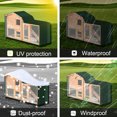 thumbnail image 4 of Oxford Cloth Animal Hutch Cover Exterior Impermeable Prevención De Luz Dañina Animal Cage Cover Protector De Jaula A Prueba De Polvo Para Triangle Animal Hutch Eigraketly HA027221-03, 4 of 5