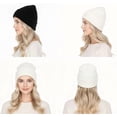 thumbnail image 2 of 2 PCS Unisex Beanie Hats for Men Women Winter Knit Beanies Soft Slouchy Warm Cuffed Beanie Hat, 2 of 5