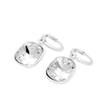 thumbnail image 2 of Arete para Mujer con Cristal Swarovski  en Forma de Cuadrado – Bañado en Rodio– Arete Elegante y Brillante, Aretes de Mujer de Moda– Joyería para Mujer de Moda– Regalo especial Ortiz Espinosa Temporada, 2 of 5