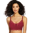 thumbnail image 1 of Bali bali lace desire all over lace wirefree bra (DF6591) Armature Red, S, 1 of 4