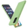 thumbnail image 6 of Galaxy S20 Case, Takfox Samsung Galaxy S20 Protective Case, [Frosted] Shockproof Case Liquid Silicone Gel Rubber Soft TPU Bumper Ultra Thin Matte Slim Cell Phone Case Cover For Galaxy S20, Green, 6 of 7