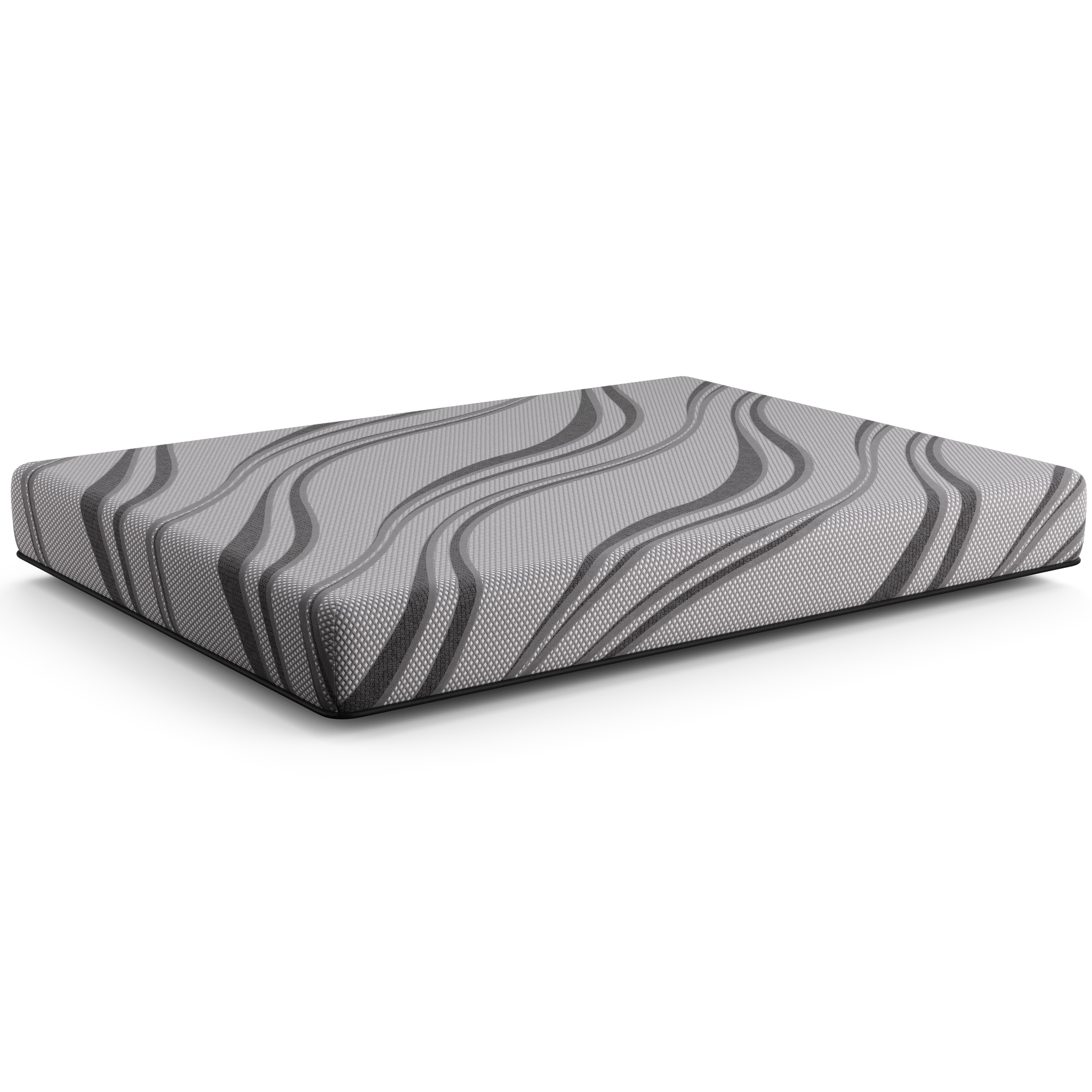 King Size High Density Mattress - Gray, Responsive Gel Cool Sleeping Foam King,