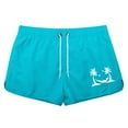thumbnail image 2 of WILLBEST Pantalones Cortos de Verano para Hombre, Deportivos, de Moda, para El Tiempo Libre, para Viajes, de Poliéster, con Estampado de Cocoteros, para Playa, 2 of 3