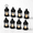 Black-8, variant on Pure Red 8 Mini Lantern Candle Holder Decor with Flickering LED Light
