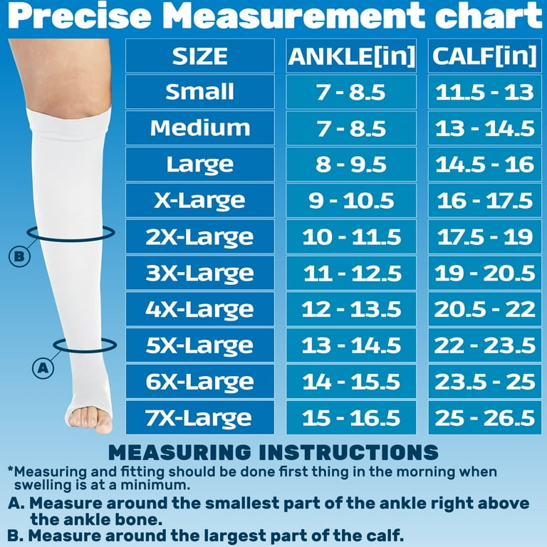 How can I know my size for compression stockings?