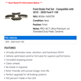 thumbnail image 2 of Front Brake Pad Set - Compatible with 2010 - 2020 Ford F-150 2011 2012 2013 2014 2015 2016 2017 2018 2019, 2 of 2