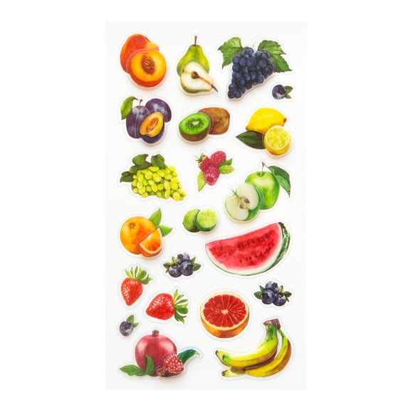 Fruit Stickers by Recollecitons, 12 Pack
