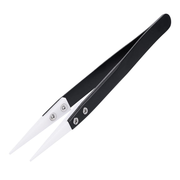 MMOBIEL Ceramic Tip Soldering Tweezers 1600°C Heat Resistant