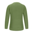 thumbnail image 6 of Feancey Men's Solid Ribbed Knit Sweater Fall Winter Casual Regular Fit Pullover Tops Knitted Round Neck Raglan Sleeve Jumpers Cozy Sweaters for Men 2024 Sales Today Clearance Army Green S, 6 of 7