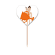 thumbnail image 1 of Etiqueta del corazón de la bandera del palillo de dientes, 1 of 3