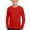 Red, variant on ZyeKqe Boys Girls Long Sleeve Tops Casual Crewneck Lightweight Stretch Fitness Running Workout Tee Shirts for Kids(13-14Years,Yellow)