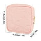 thumbnail image 3 of Bolsa de Almacenamiento de Toallas Sanitarias en Forma de Corazón, Estuche de Poliéster Impermeable Rosa con Cremallera, Organizador Portátil para Tampones y Toallas Higiénicas, 4.5x4.5x1.9, 3 of 6